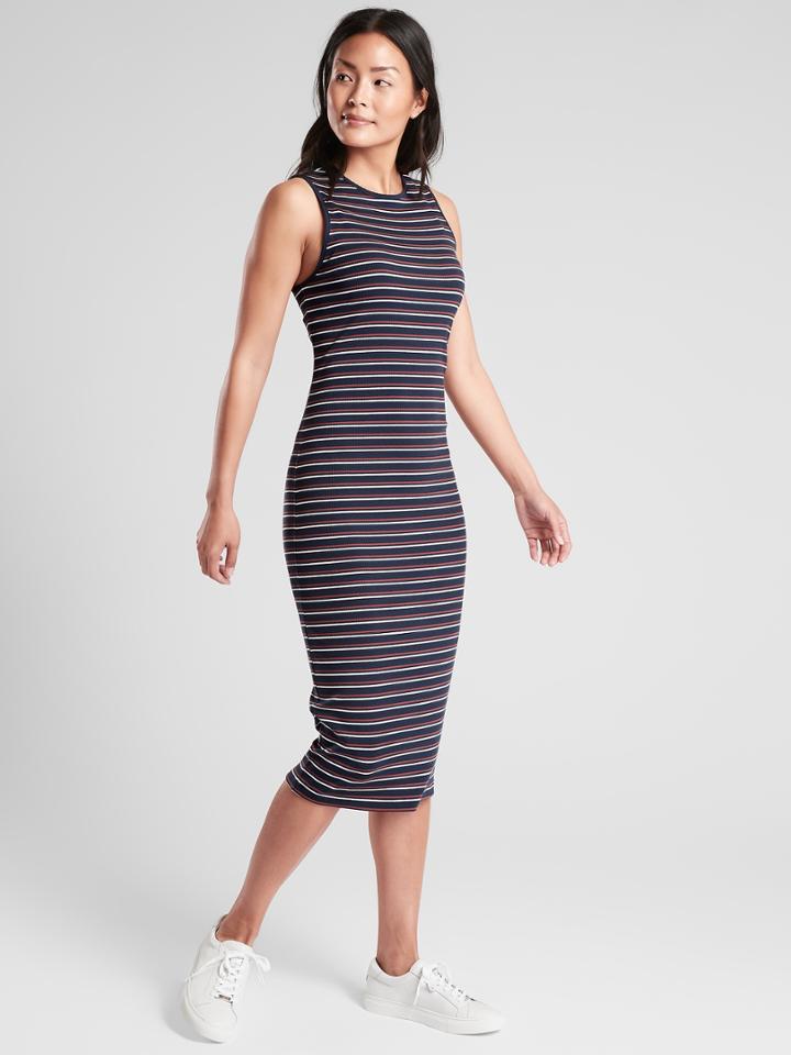 Sunstream Striped Midi Dress