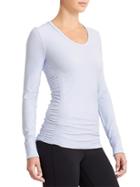 Athleta Womens Pure Top Size Xl - Pure Blue Heather
