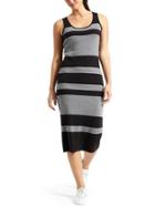 Athleta Womens Reversible Haven Sweater Dress Size L - Black