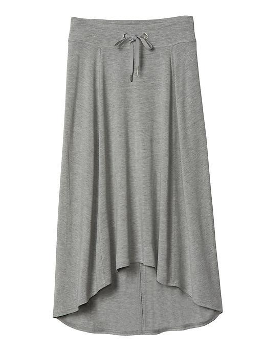 Athleta Womens Pura Vida Midi Skirt Size 1x Plus - Grey Heather