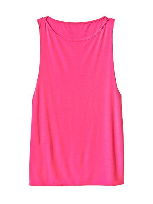 Athleta Womens Essence Low Arm Tank Size L - Hot Pink
