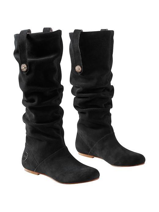 Athleta Womens Highkoo 2 Boot By Ugg Australia Black Size 7.5