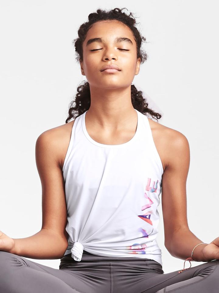Athleta Girl Graphic Chi Rules Tank