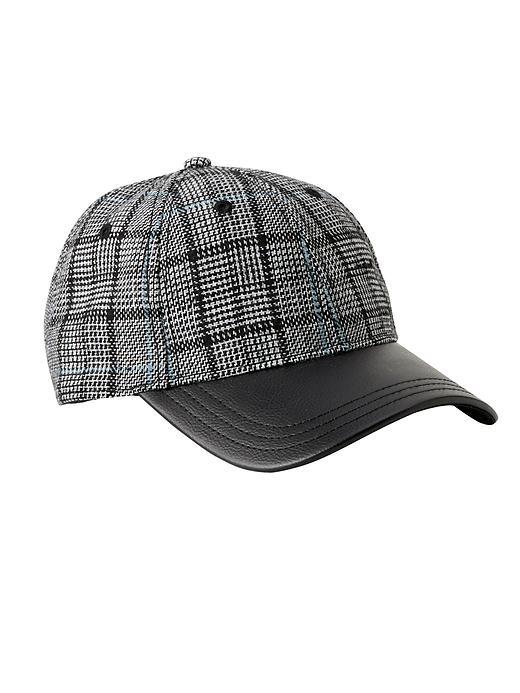 Athleta Womens Leather Cap Size One Size - Plaid