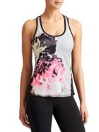 Athleta Womens Chi Tank Blossom Print Size L - Blossom Pink