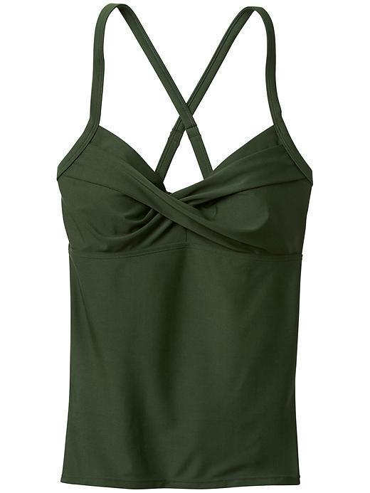 Athleta Womens Twister Tankini Size 32b/c Tall - Spire Green