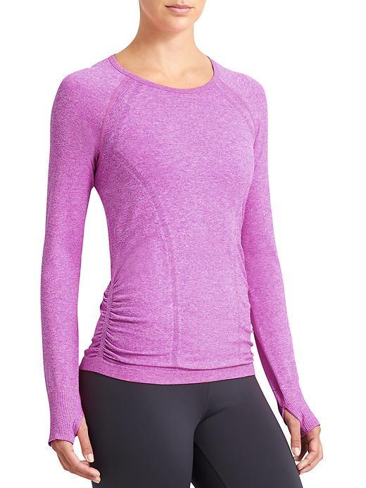 Athleta Womens Fastest Track Top Size L - Jazzy Purple Heather
