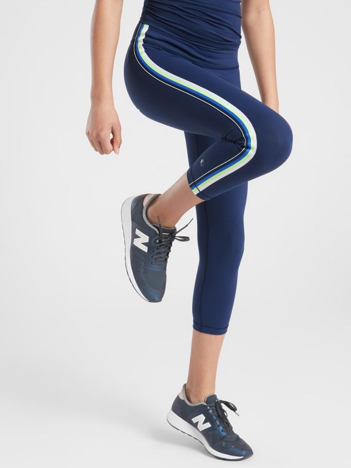 Athleta Girl Side Stripe Chit Chat Capri
