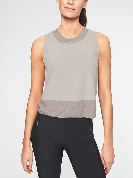 Athleta Womens Zephyr Shell Silver Grey Size Xl