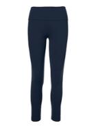 Athleta Womens Salutation 7/8 Ankle Tight Size L Tall - Navy