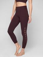 Athleta Womens High Rise Peekaboo 7/8 Tight Size L Tall - Cassis