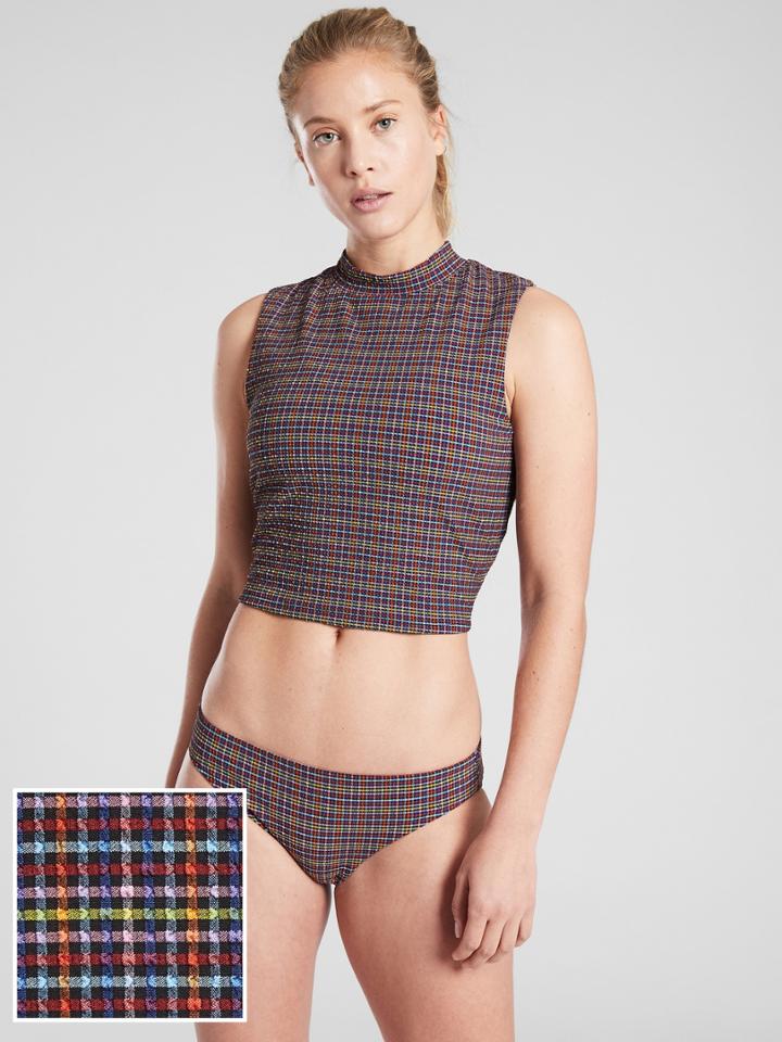 Seersucker Crop Rashguard