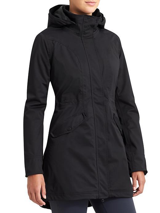 Athleta Womens Chills Parka Size 1x Plus - Black