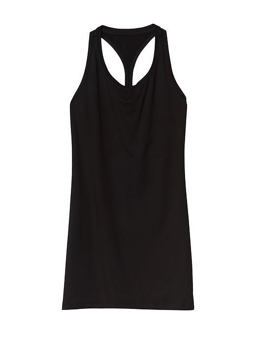 Athleta Womens High Neck Chi Tank Size M Tall - Black