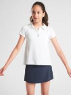 Athleta Girl Pleated Polo