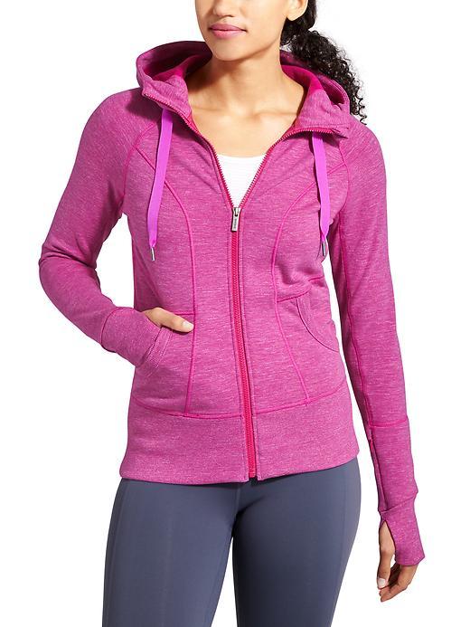 Athleta Womens Strength Hoodie 2 Size 1x Plus - Electric Fuchsia