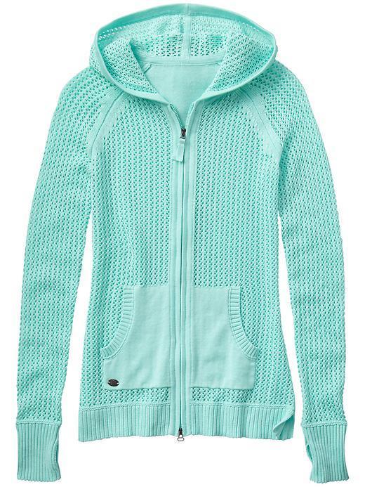Athleta Womens Sunscape Sweater Size Xxs - Glass Blue