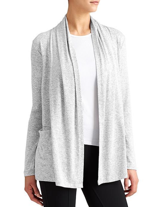 Athleta Womens Pose Wrap Size L - Grey Marl