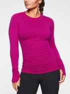 Athleta Womens Foresthill Top Rose Verbena Size Xs