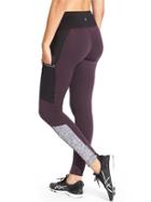 Athleta Womens Colorblock Powerlift Tight 2.0 Size M Tall - Wild Raisin