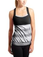 Athleta Womens Stride Crunch And Punch Tank Size L Tall - Black