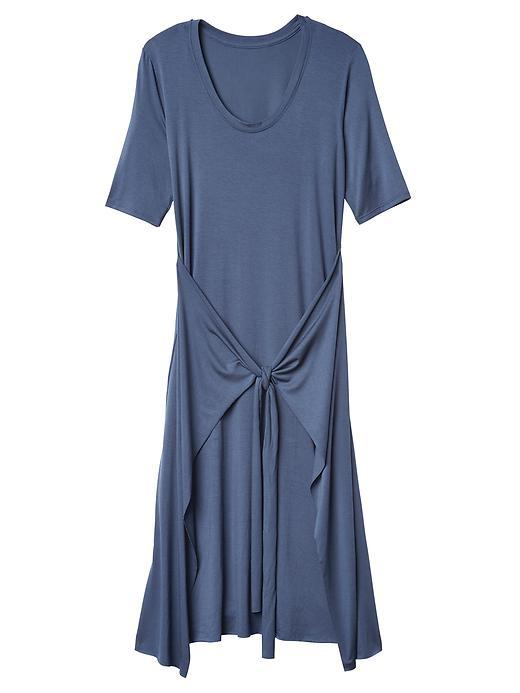 Athleta Womens In A Twist Dress Size L - Iron Blue