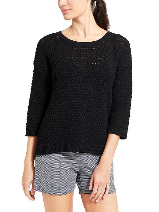 Athleta Womens Seychelles Sweater Size L - Black