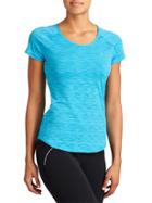 Athleta Womens Running Wild Tee Size M - Flash Blue