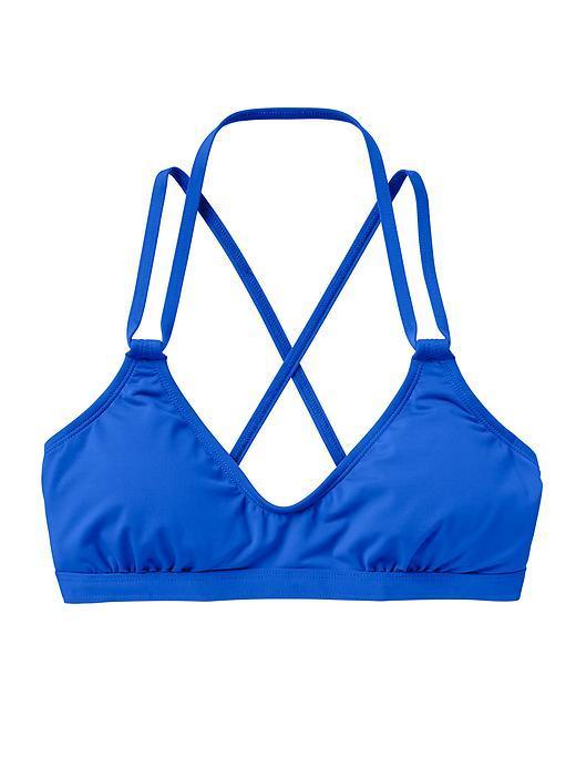 Athleta Womens Scoop Bikini Size M - Caspian Blue