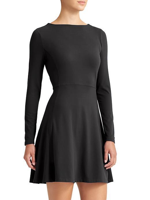 Athleta Womens Cozy Up Dress Size M Tall - Black