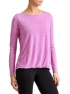 Athleta Womens Suri Bubble Top Size L - Jazzy Purple