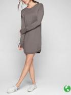 Athleta Womens Recharge Dress Size L Tall - Mushroom Brown