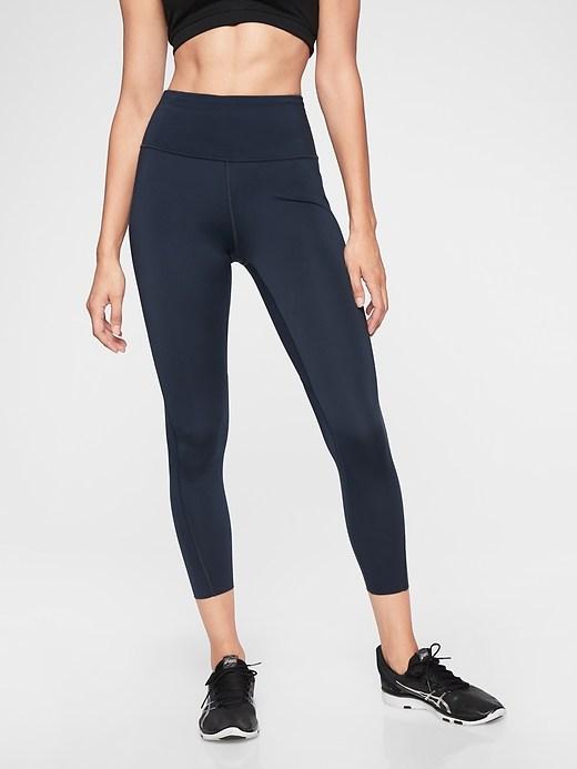 Athleta Womens Challenge 7/8 Tight Midnight Madness Size Xxs