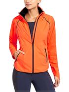 Athleta Womens Rain Runner Jacket Red It Neon Size Xxs
