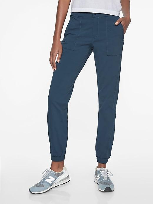 Athleta Womens Trekkie Jogger 2.0 Constellation Blue Size 4