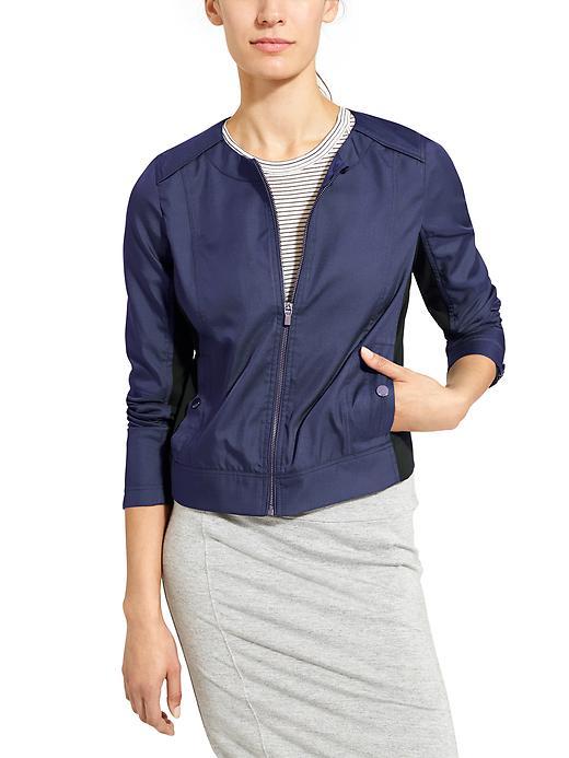 Athleta Womens Left Bank Jacket Size L - Navy