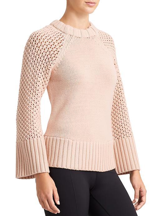 Athleta Womens Village Cashmere Sweater Size M - Nude Pink