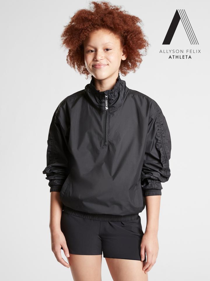 Athleta Girl Break Records Half Zip