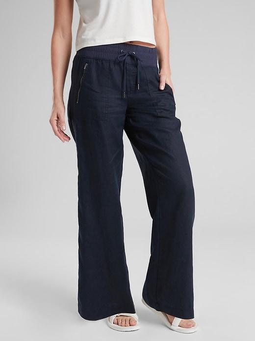 Cabo Linen Wide Leg Pant