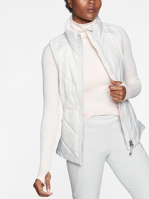 Athleta Womens Rock Ridge Vest Moonlight Grey Size Xxs