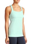 Athleta Womens Crunch And Punch Tank Size L Tall - Water Blue