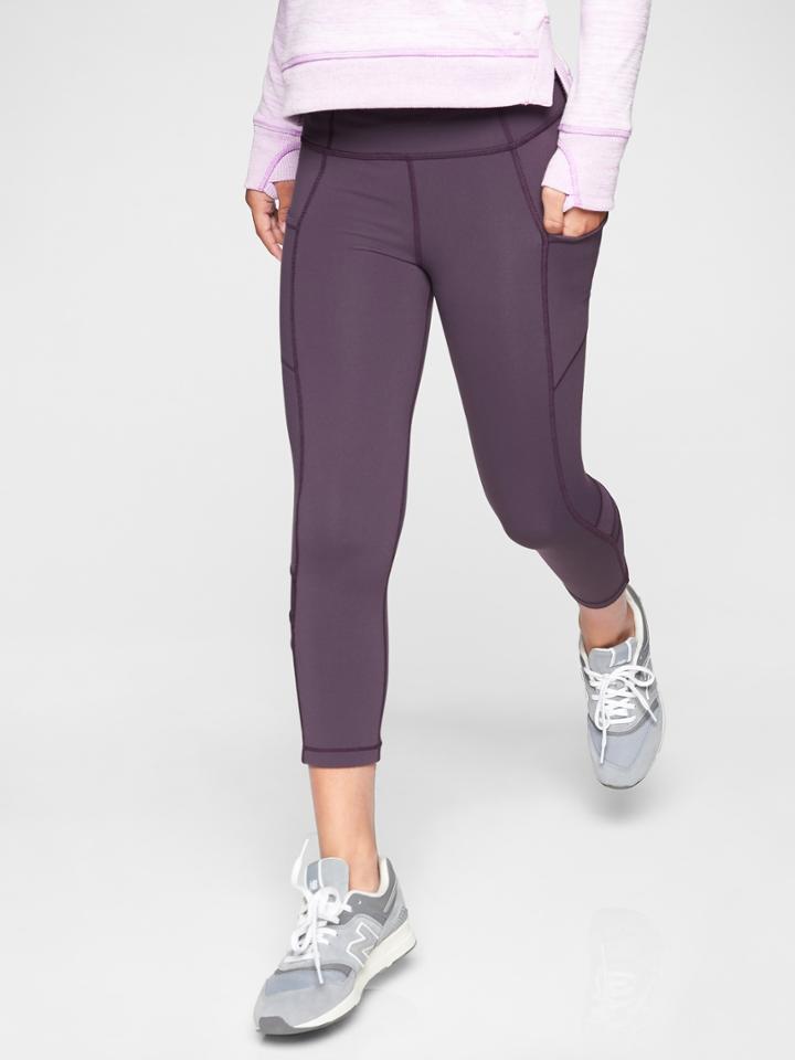 Athleta Girl Pieced Mind The Mat Capri