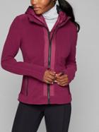 Athleta Womens Power Peak Jacket Size L - Chilled Sangria