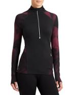 Athleta Womens Running Wild Half Zip 2.0 Magnetic Size L - Chianti