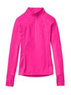 Athleta Womens Plush Tech Half Zip 3.0 Size L Tall - Brilliant Magenta