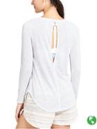 Athleta Womens Cutout Breezy Top Size M - Bright White
