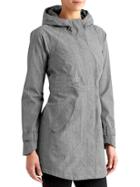 Athleta Womens Rainfall Jacket Size L - Charcoal Heather