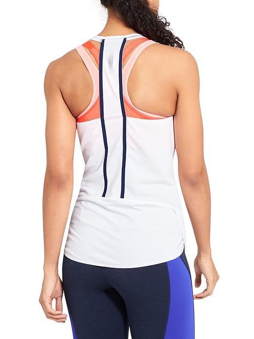 Athleta Womens Lightspeed Tank Size L - Bright White