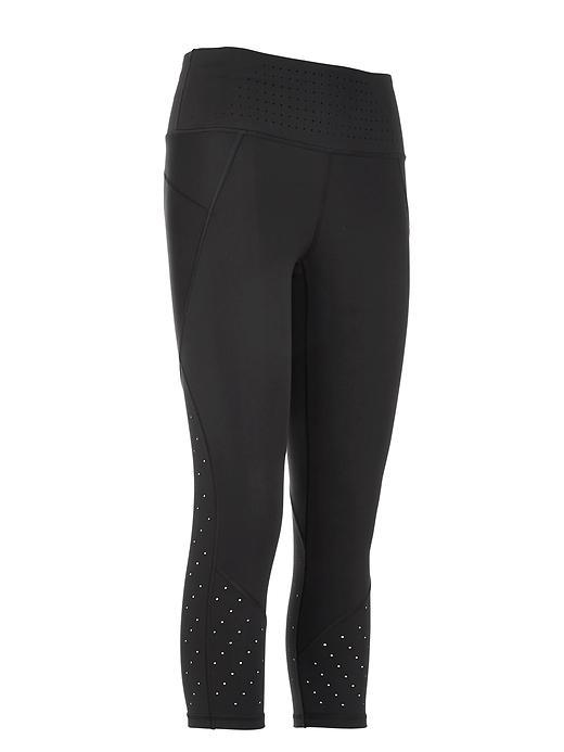 Athleta Womens Stealth Trucool Capri Size L Tall - Black