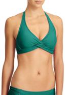 Athleta Womens Tara Halter Bikini Size 32b/c - Electric Jade